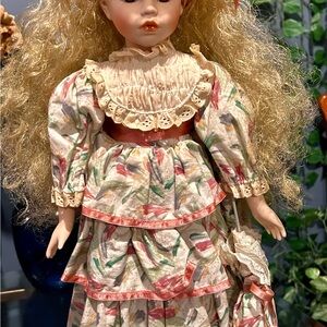 Vintage collectible porcelain doll from the J.C. Penney "Doll Collection